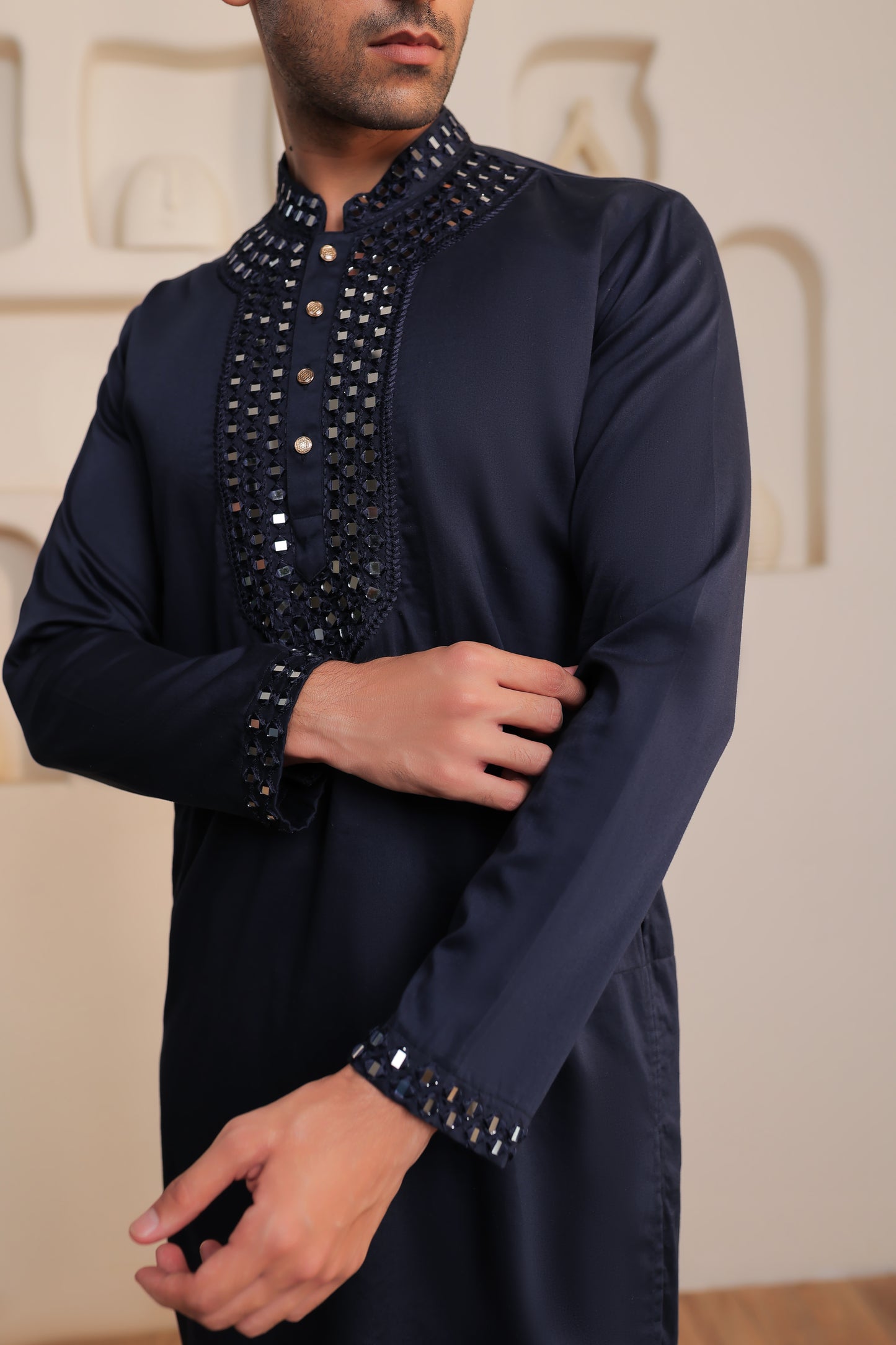 Midnight Shard Kurta Set