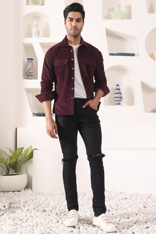 Corduroy Over Shirt