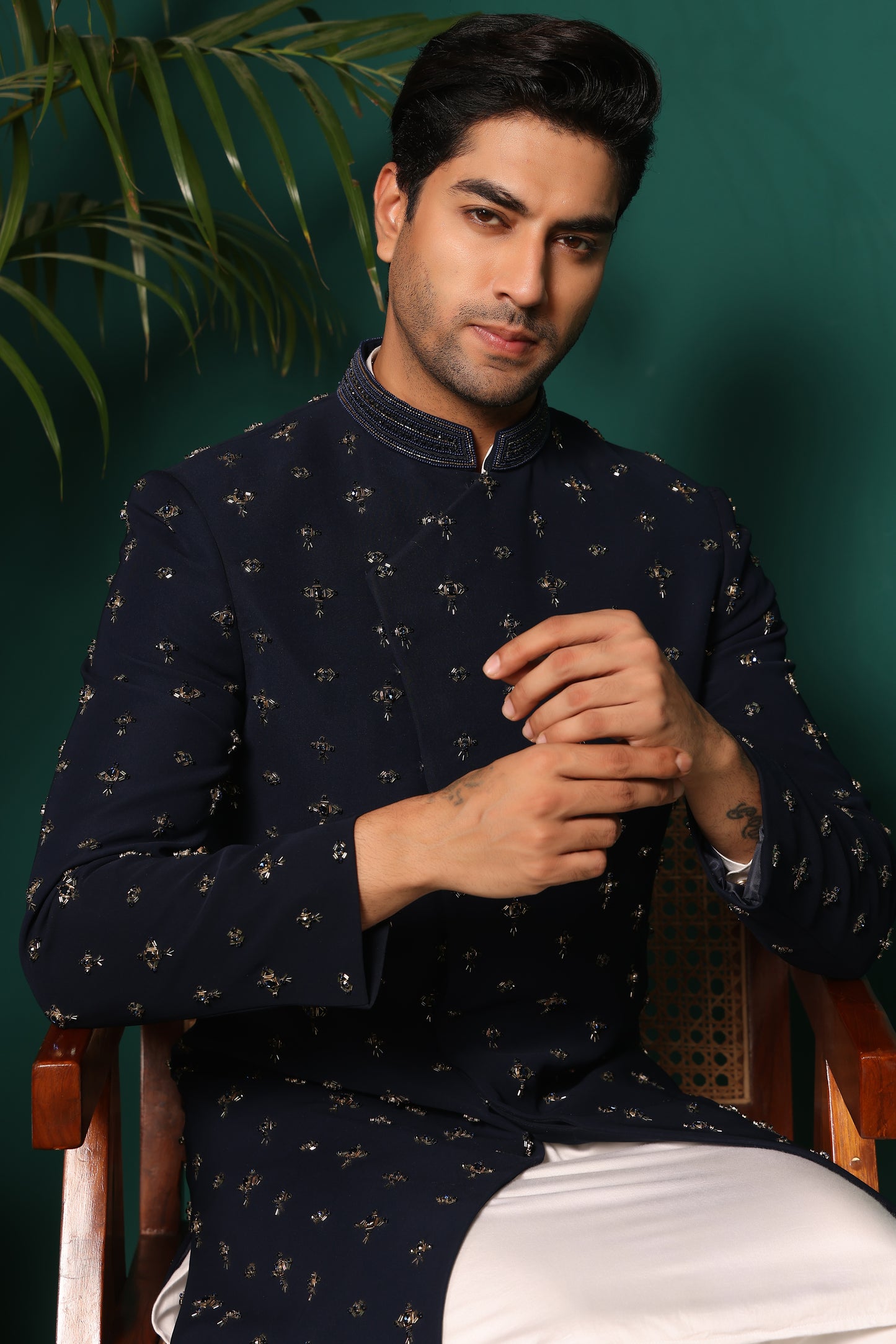 Deep Blue Indowestern