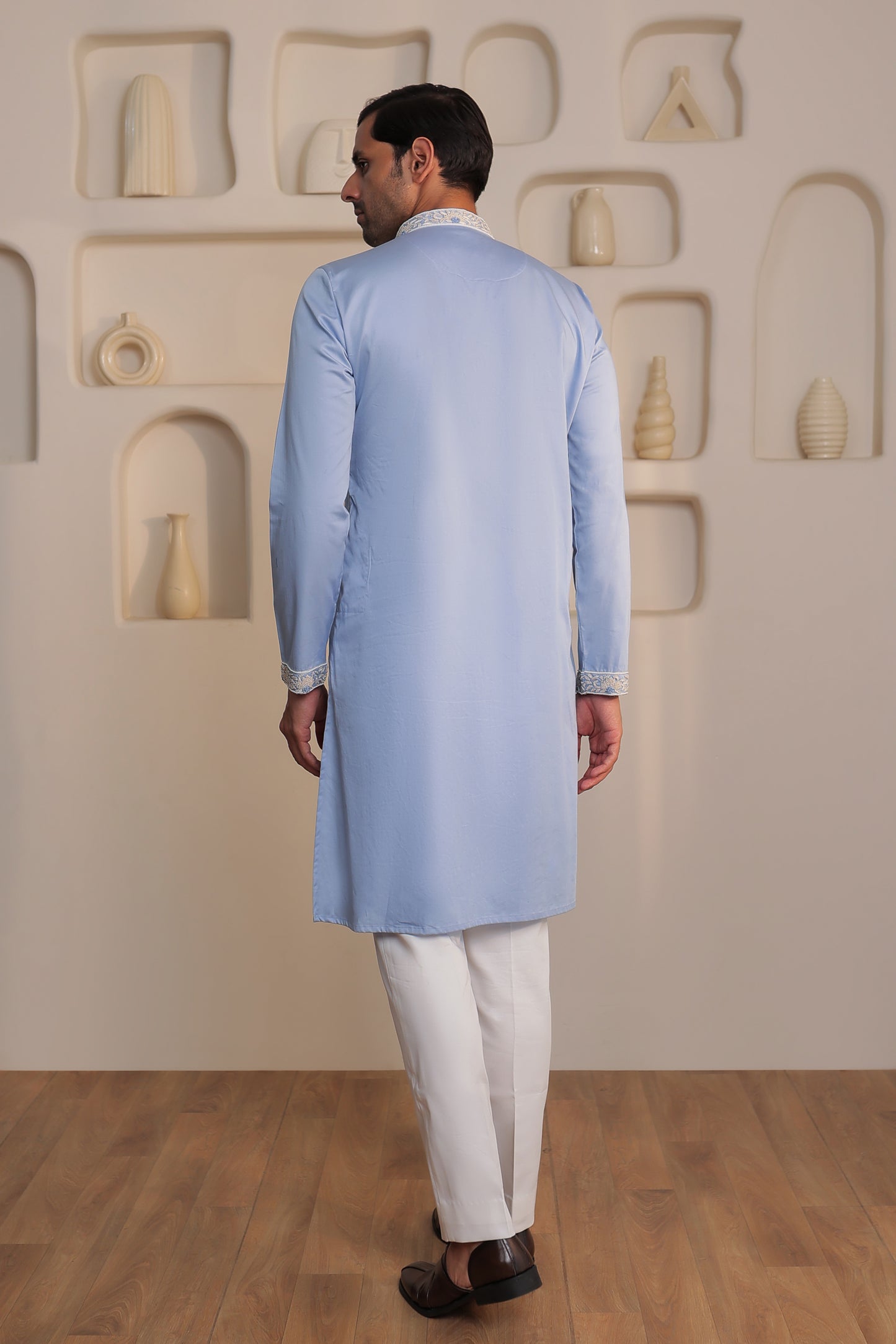 Sky Bloom Kurta Set