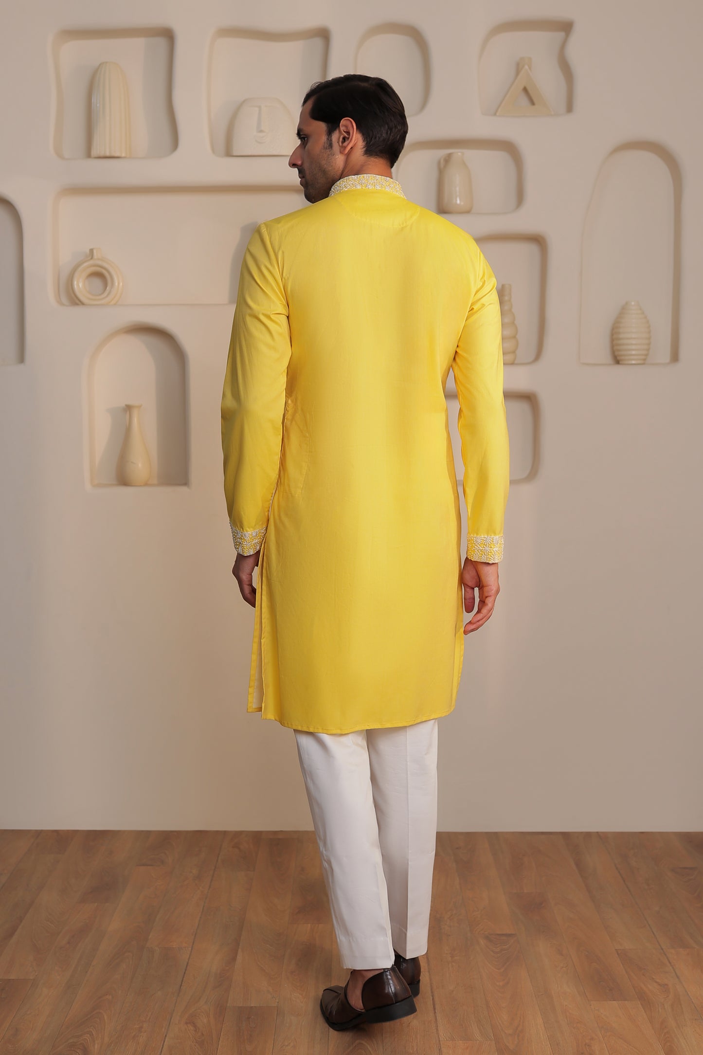 Threaded Bloom Kurta Set