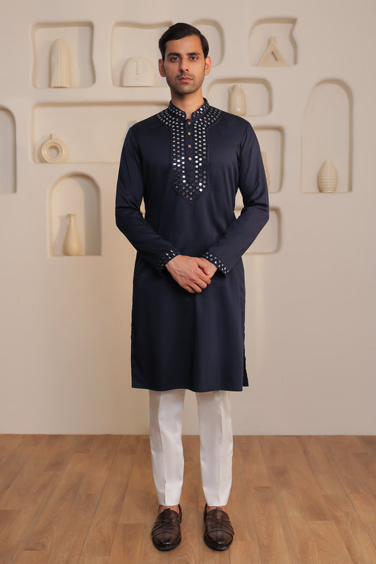 Midnight Shard Kurta Set