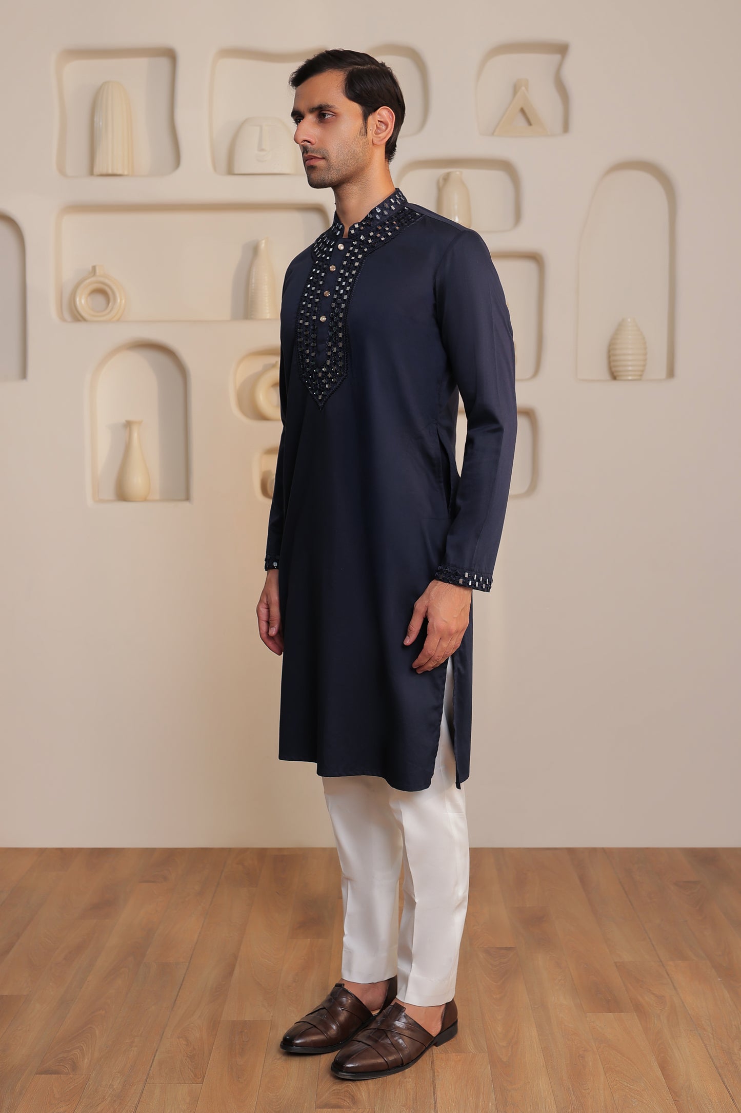 Midnight Shard Kurta Set