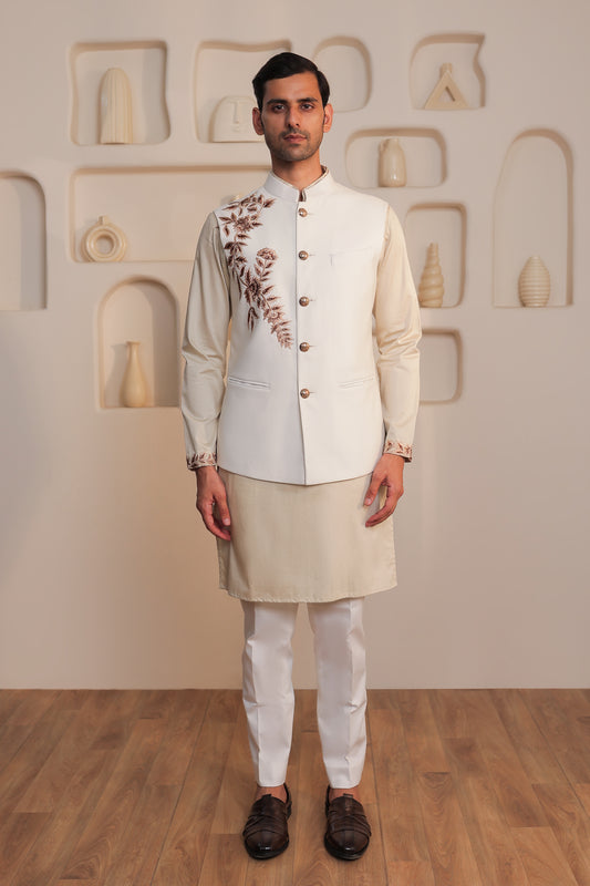 Ivory Layer Kurta Set