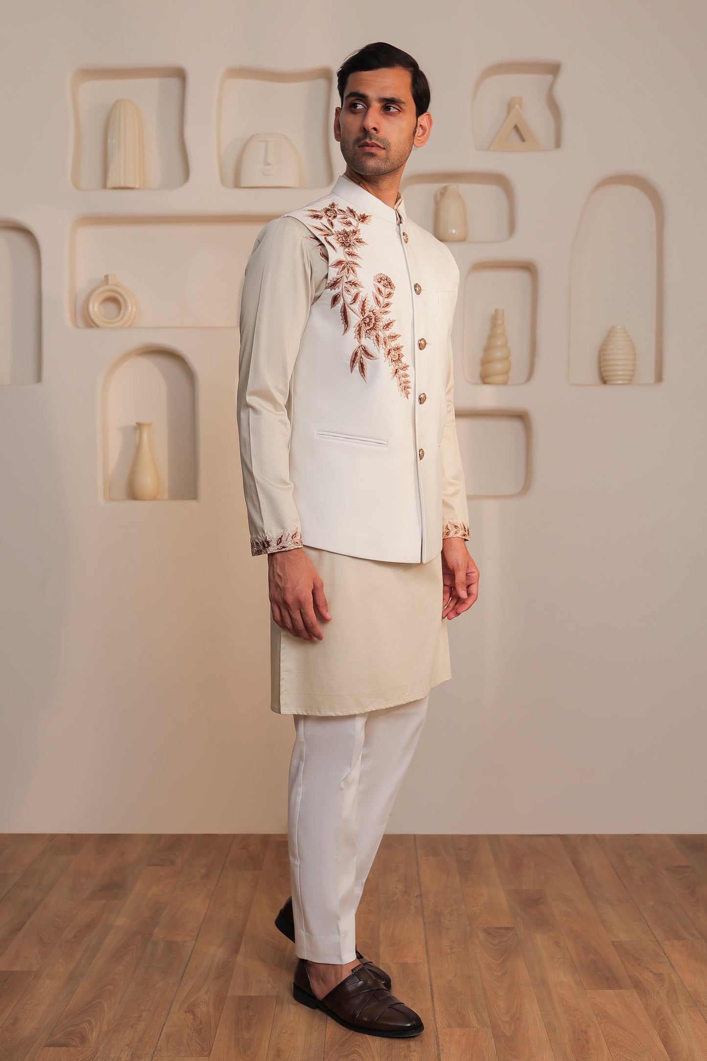 Ivory Layer Kurta Set
