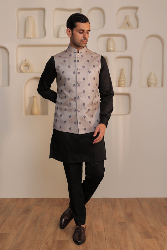 Obsidian Bloom Kurta Set