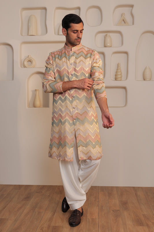 Sandstone Bloom Kurta Set