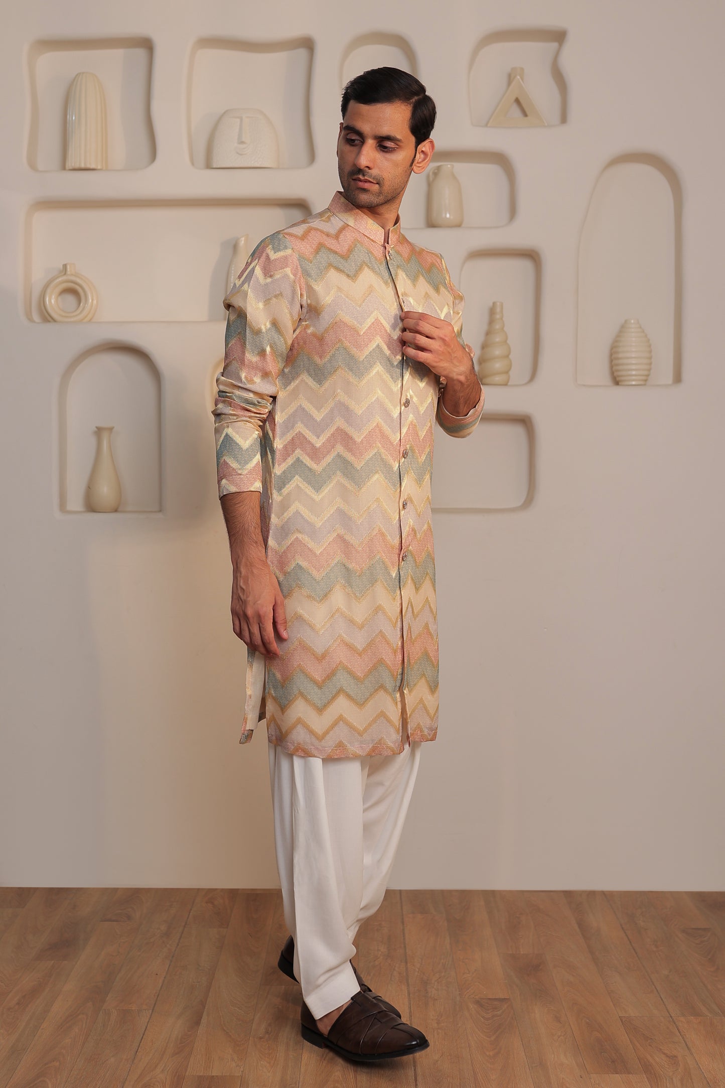 Sandstone Bloom Kurta Set