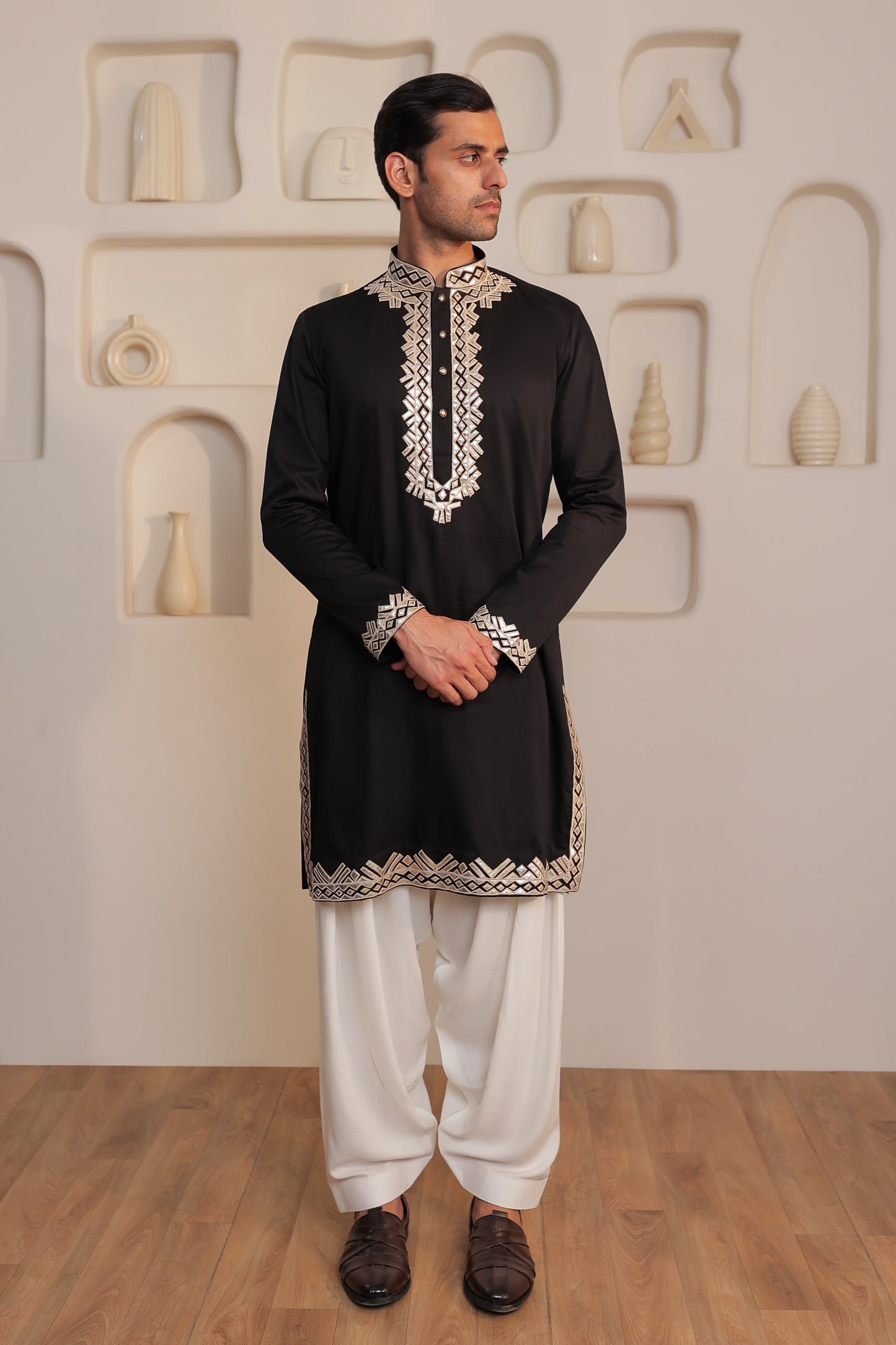 Noir Edge Kurta Set