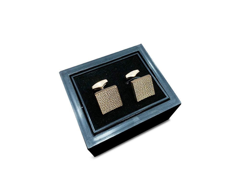 Squared Gold Cufflinks
