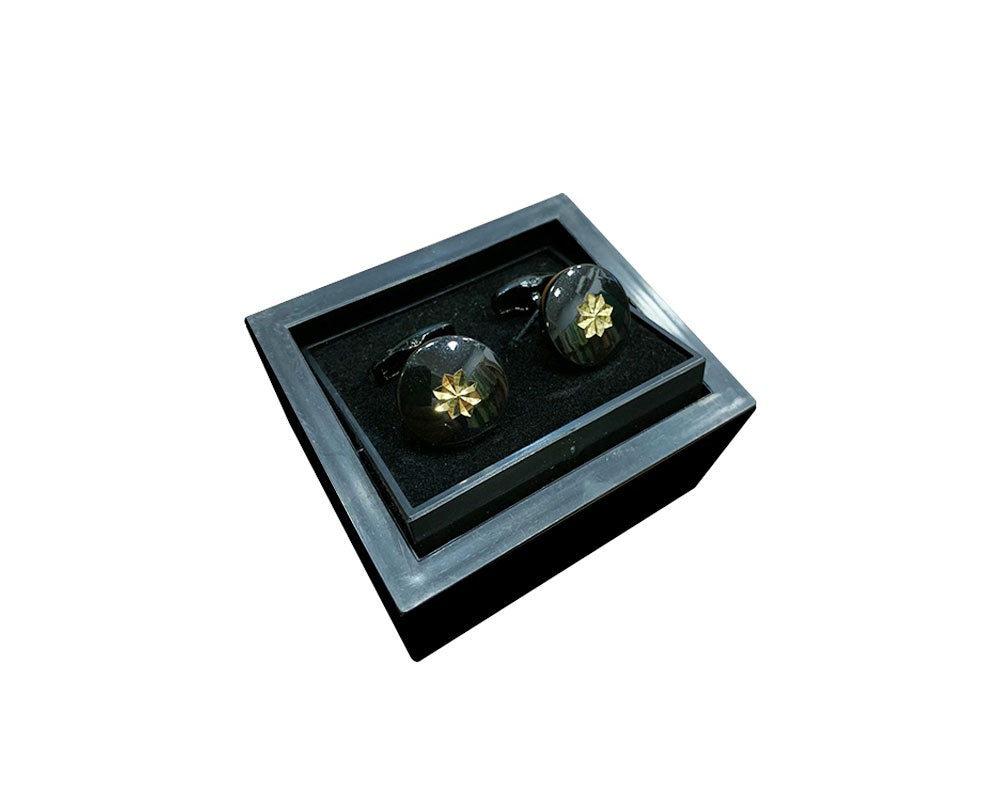 Gold Petals Cufflinks