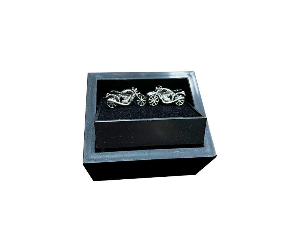 Silver-plated Royal Enfield Cufflinks